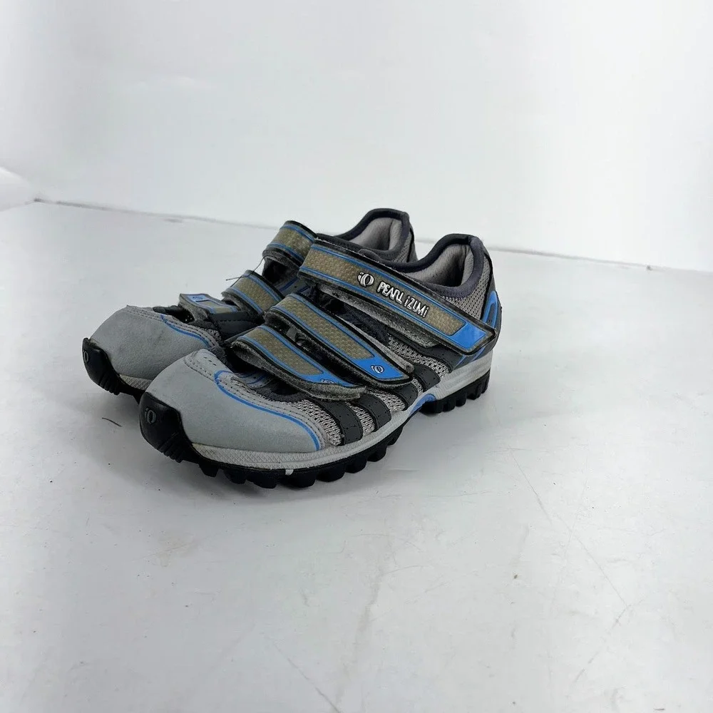 Pearl Izumi Drift W Womens Mountain Bike Spin Shoes Grey Blue 5788 EUR 40 US 8.5